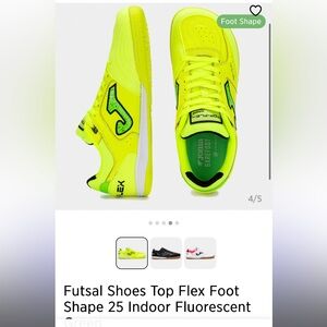 Joma Foot Shape Top Flex Futsal/Indoor Soccer Shoes NWT